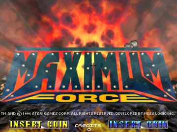 Maximum Force v1.02 screen shot title